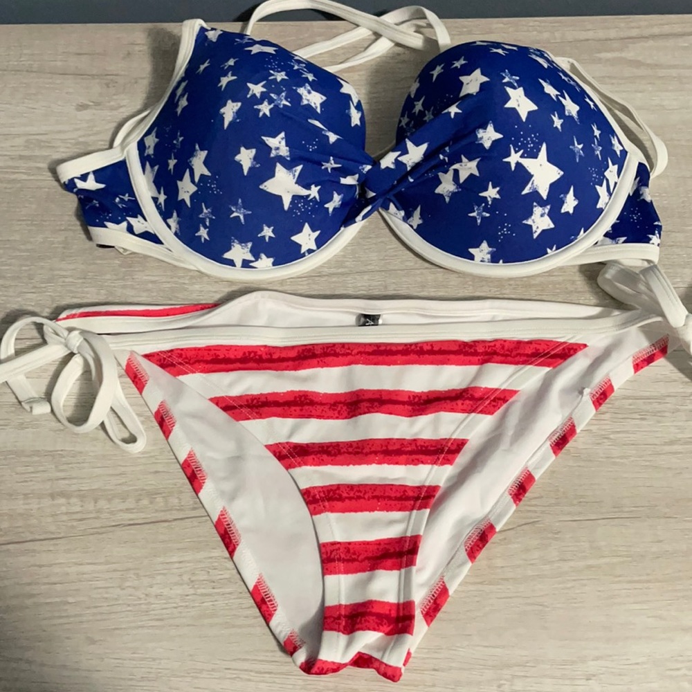 Brand new patriotic Adore Me bathing suit